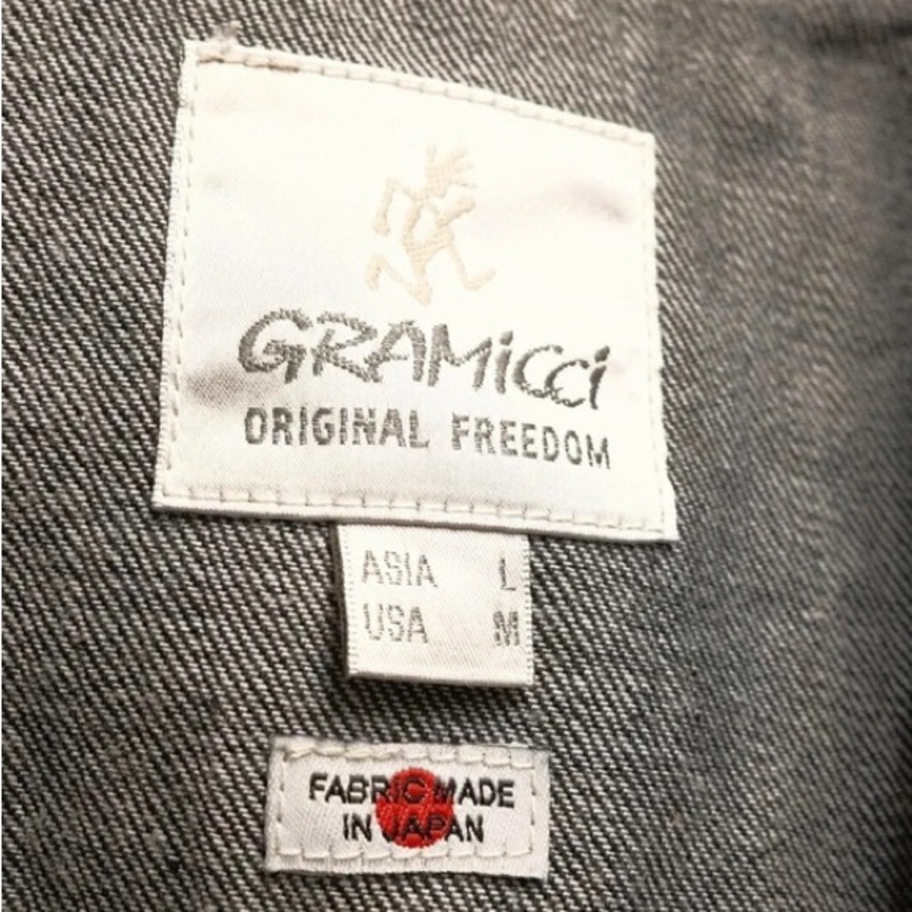Men's Black Denim Jacket - Classic Button-Up Trucker - Picture 5 of 5